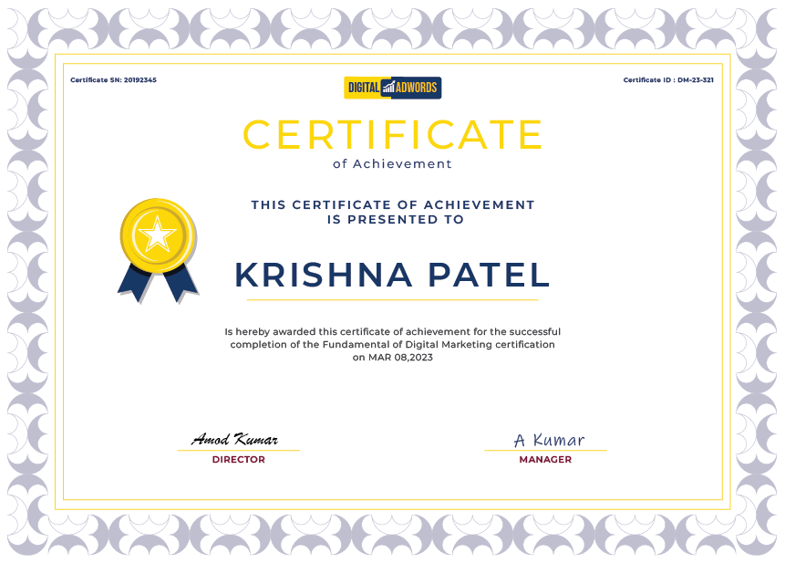 Digital Marketing Course Syllabus